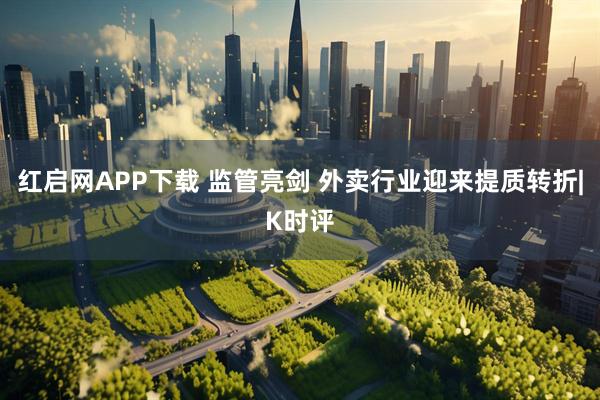 红启网APP下载 监管亮剑 外卖行业迎来提质转折|K时评